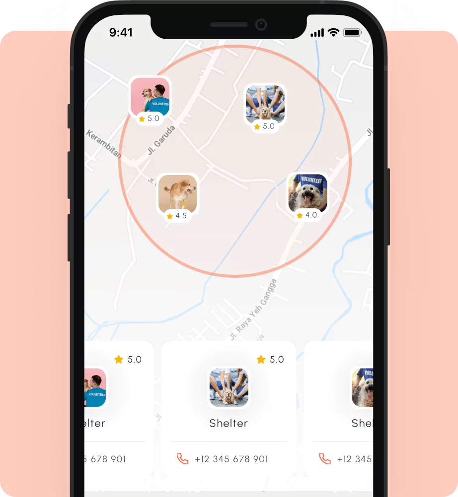 vet and shelter notifications