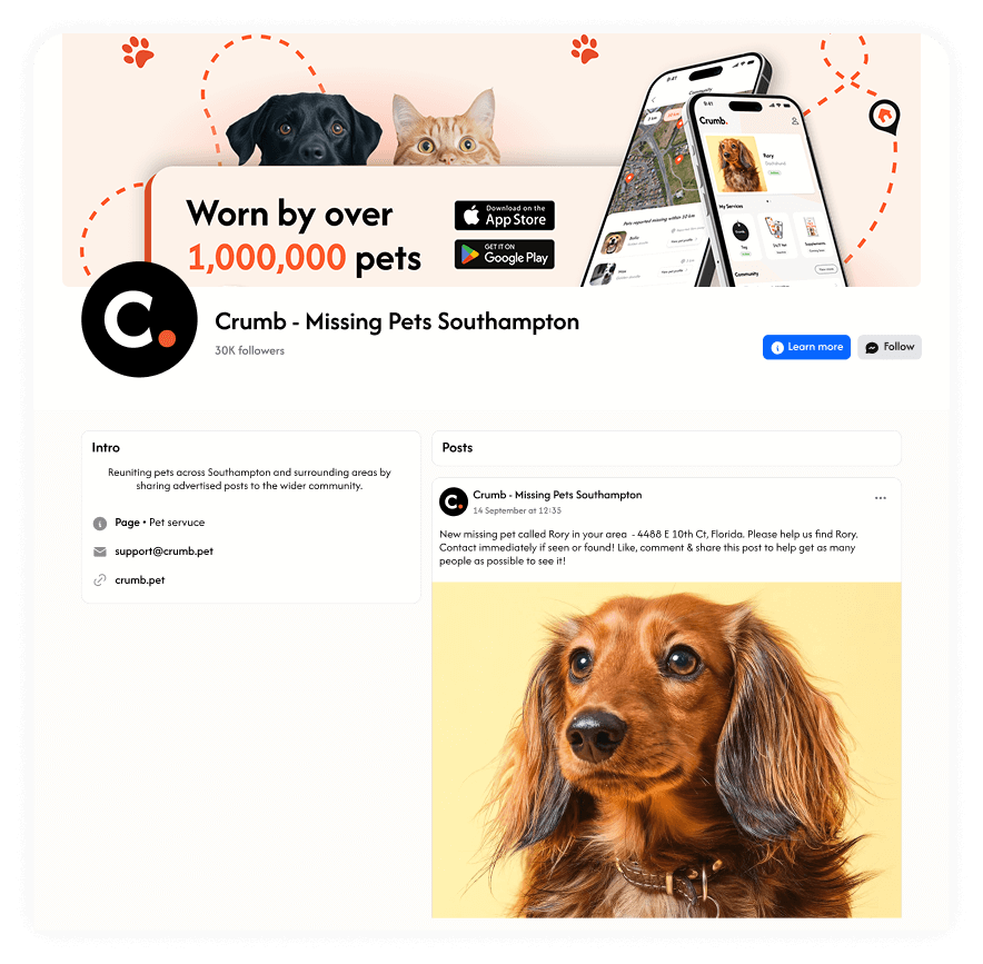 Facebook Page