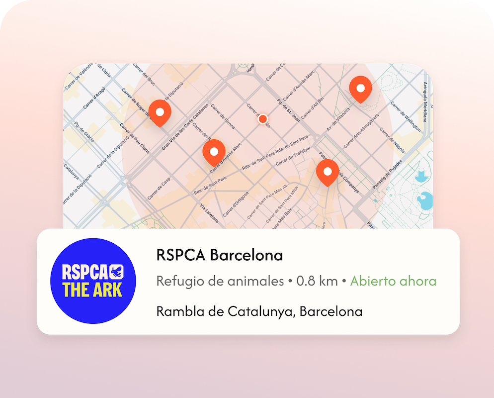 Alertas de veterinarios y centros de rescate