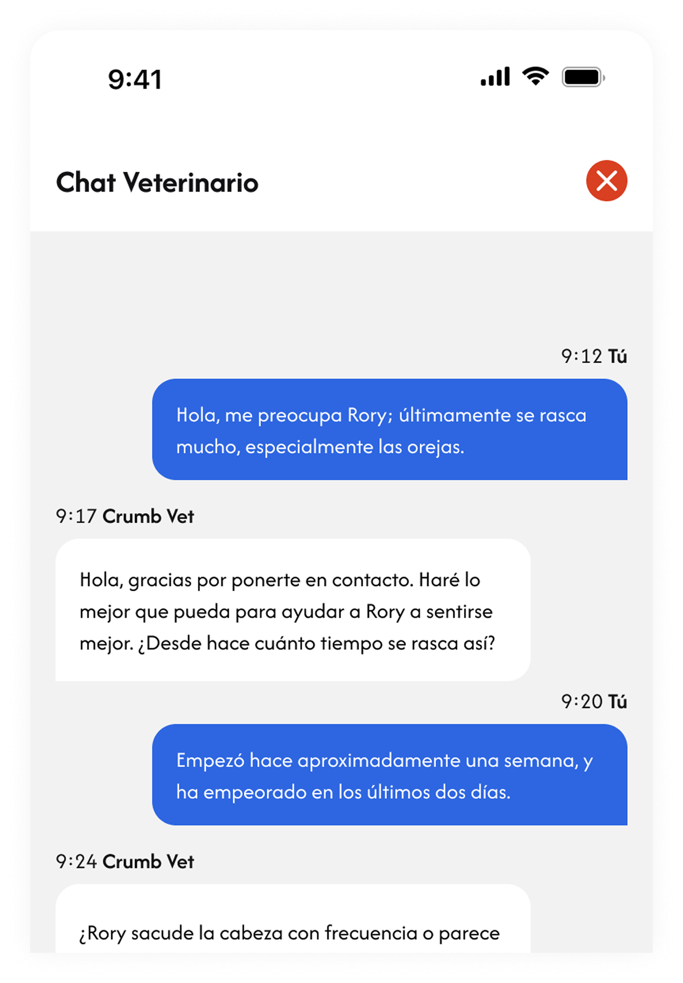 Llamada veterinaria